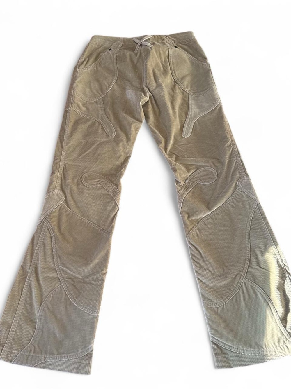 Dolce and Gabbana butterfly corduroy pants